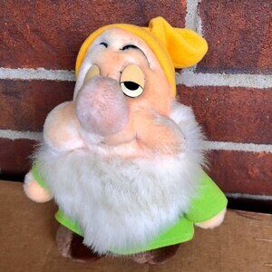 1980s Vtg Disney Sleepy Dwarf 9" Plush Doll Disneyland & Walt Disney World